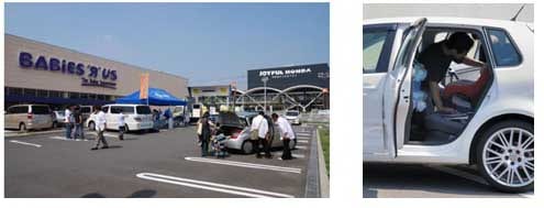 過去に開催したチャイルドシートのワークショップの様子