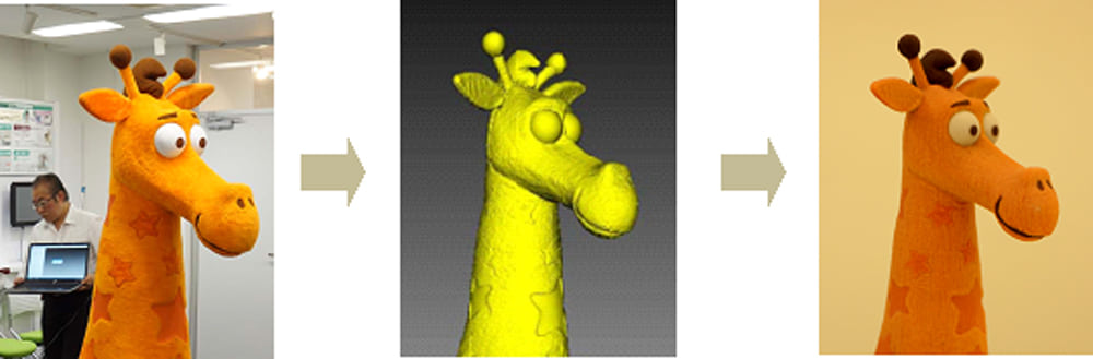 ジェフリーの3Dフィギュアの制作イメージ