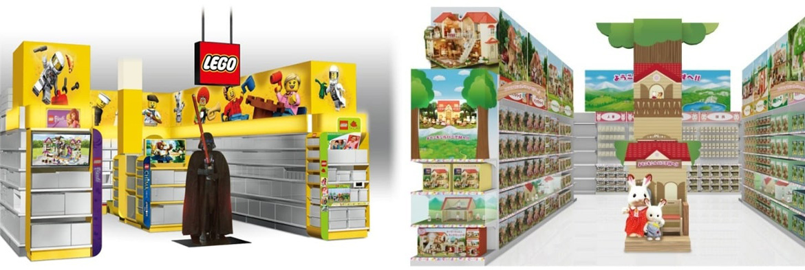 インショップや専門コーナーの一例<イメージ>