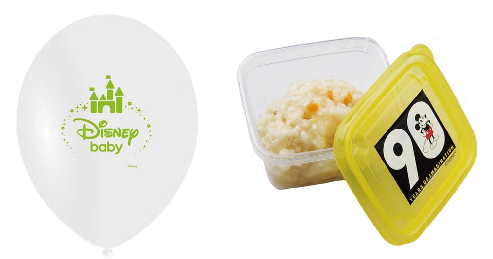 (左)風船(右)離乳食容器